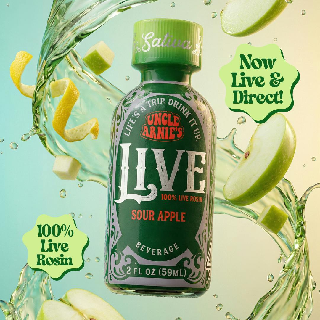 Live Rosin Sour Apple Shot &mdash; Uncle Arnie's