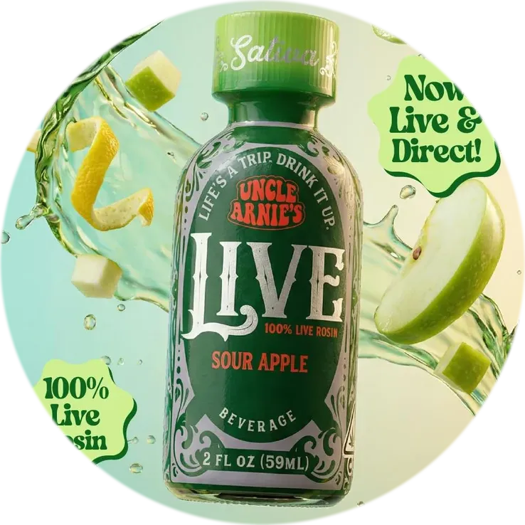 Live Rosin Sour Apple Shot